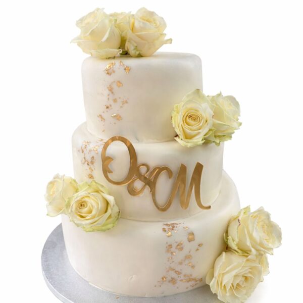 Tort White and Gold